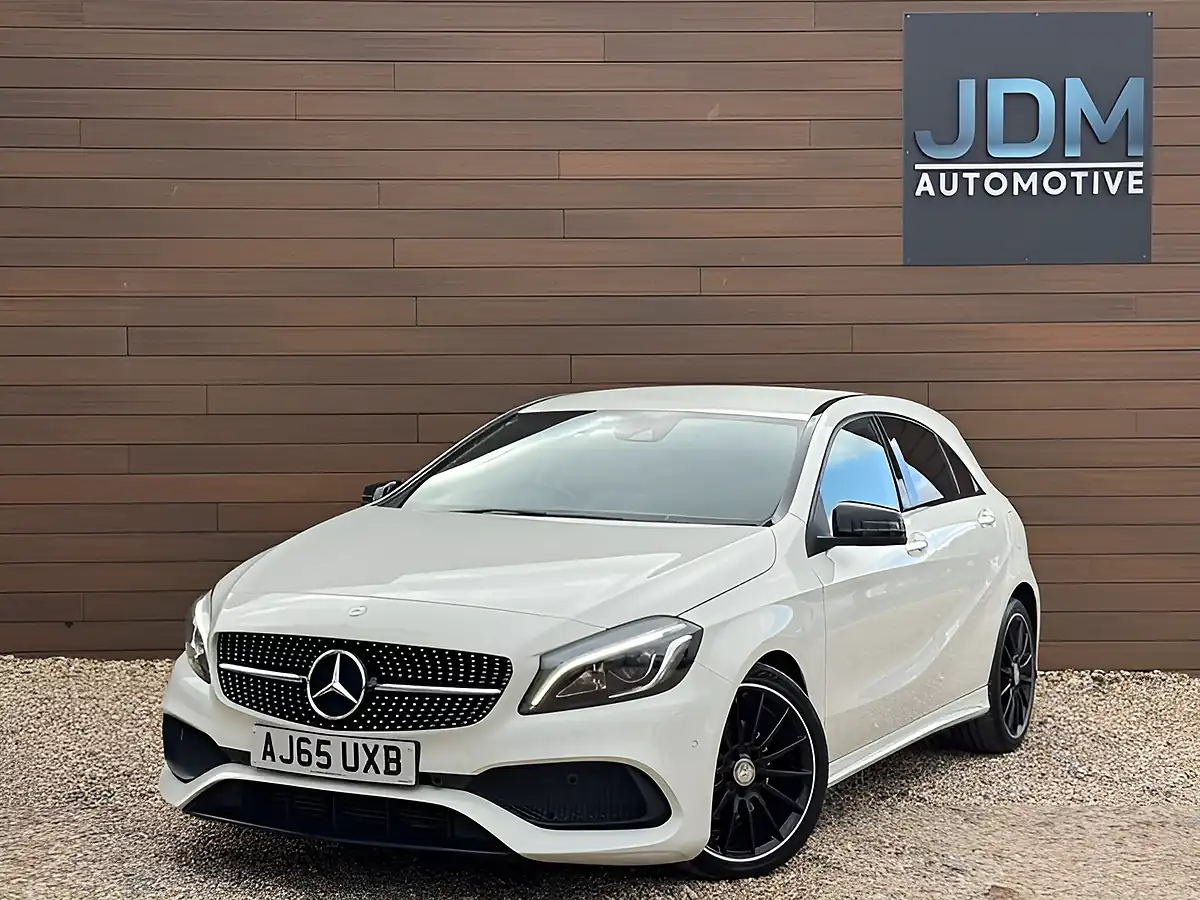 Used 2015 Mercedes-Benz a Class AMG Line Premium White - Interior and Exterior details 8