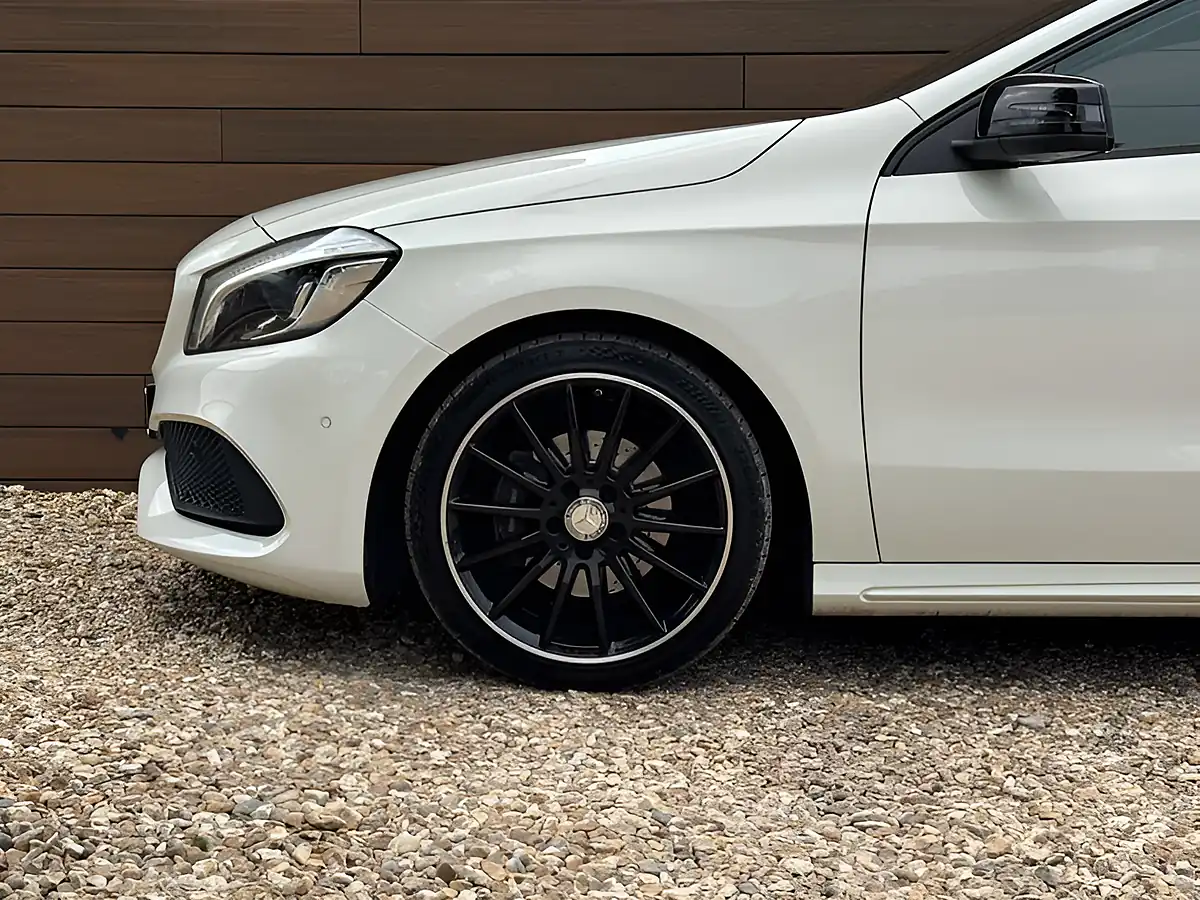 Used 2015 Mercedes-Benz a Class AMG Line Premium White - Interior and Exterior details 9