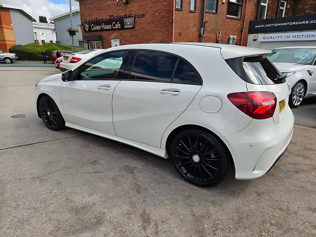 Used 2015 Mercedes-Benz a-Class AMG Line Premium+ White - Interior and Exterior details 18