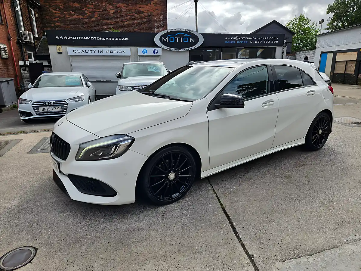 Used 2015 Mercedes-Benz a-Class AMG Line Premium+ White - Interior and Exterior details 2