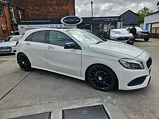 Used 2015 Mercedes-Benz a-Class AMG Line Premium+ White - Interior and Exterior details 4