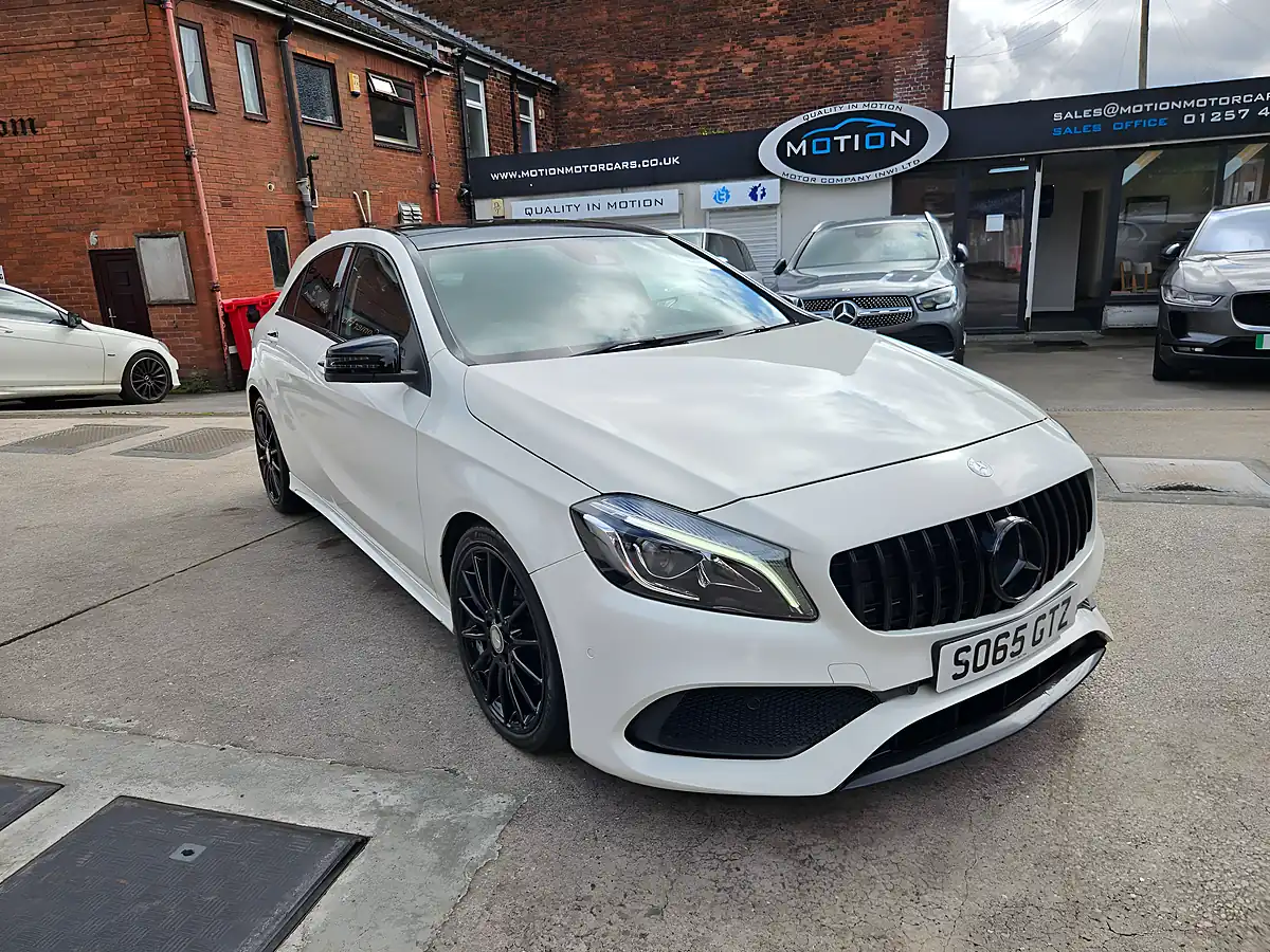 Used 2015 Mercedes-Benz a-Class AMG Line Premium+ White - Interior and Exterior details 5