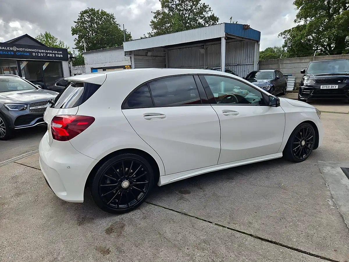 Used 2015 Mercedes-Benz a-Class AMG Line Premium+ White - Interior and Exterior details 7