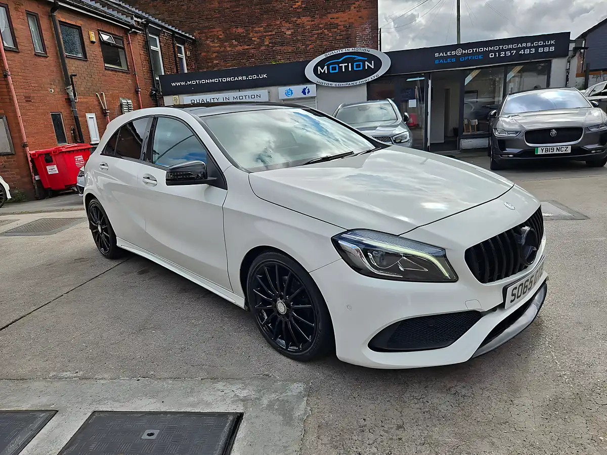 Used 2015 Mercedes-Benz a-Class AMG Line Premium+ White - Interior and Exterior details 8