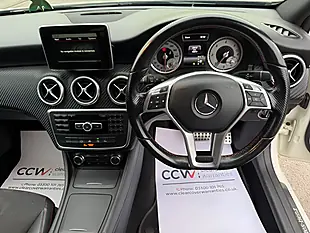 Used 2015 Mercedes-Benz a Class AMG Night Edition White - Interior and Exterior details 15