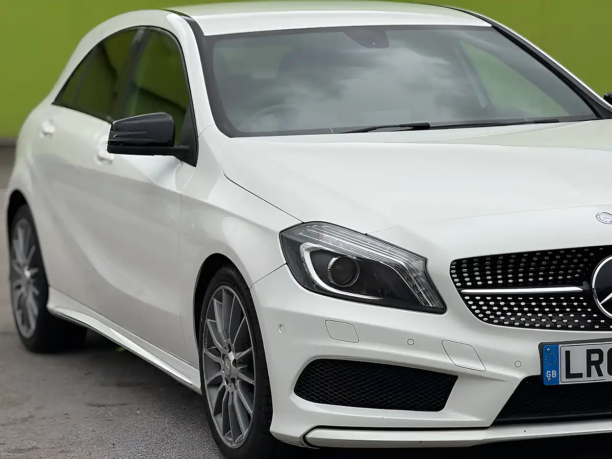 Used 2015 Mercedes-Benz a Class AMG Night Edition White - Interior and Exterior details 2