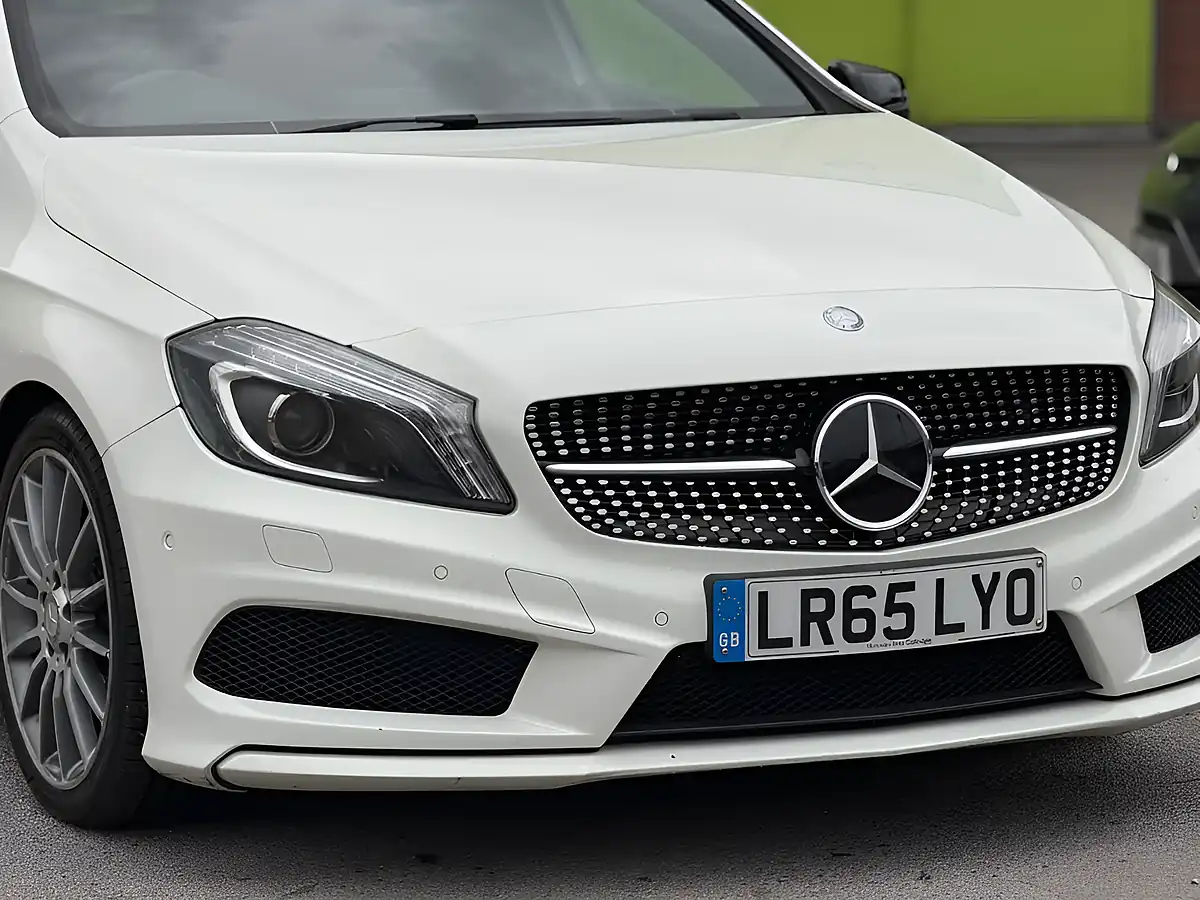 Used 2015 Mercedes-Benz a Class AMG Night Edition White - Interior and Exterior details 3