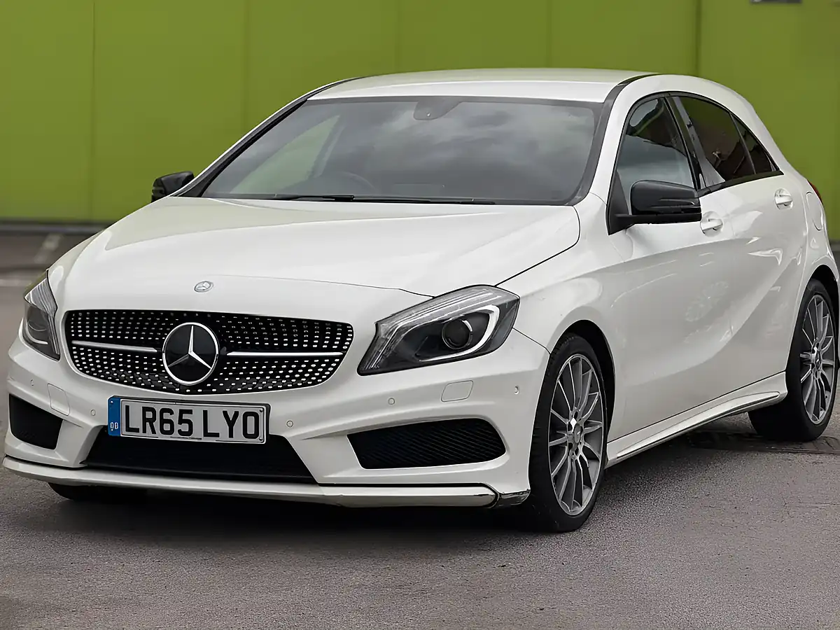 Used 2015 Mercedes-Benz a Class AMG Night Edition White - Interior and Exterior details 4