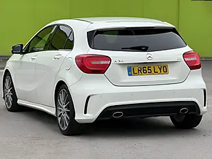 Used 2015 Mercedes-Benz a Class AMG Night Edition White - Interior and Exterior details 6