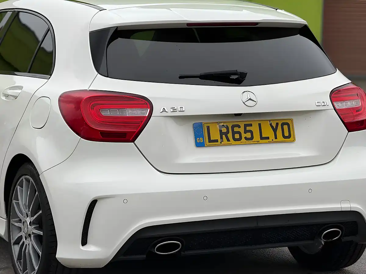 Used 2015 Mercedes-Benz a Class AMG Night Edition White - Interior and Exterior details 7