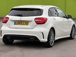 Used 2015 Mercedes-Benz a Class AMG Night Edition White - Interior and Exterior details 9