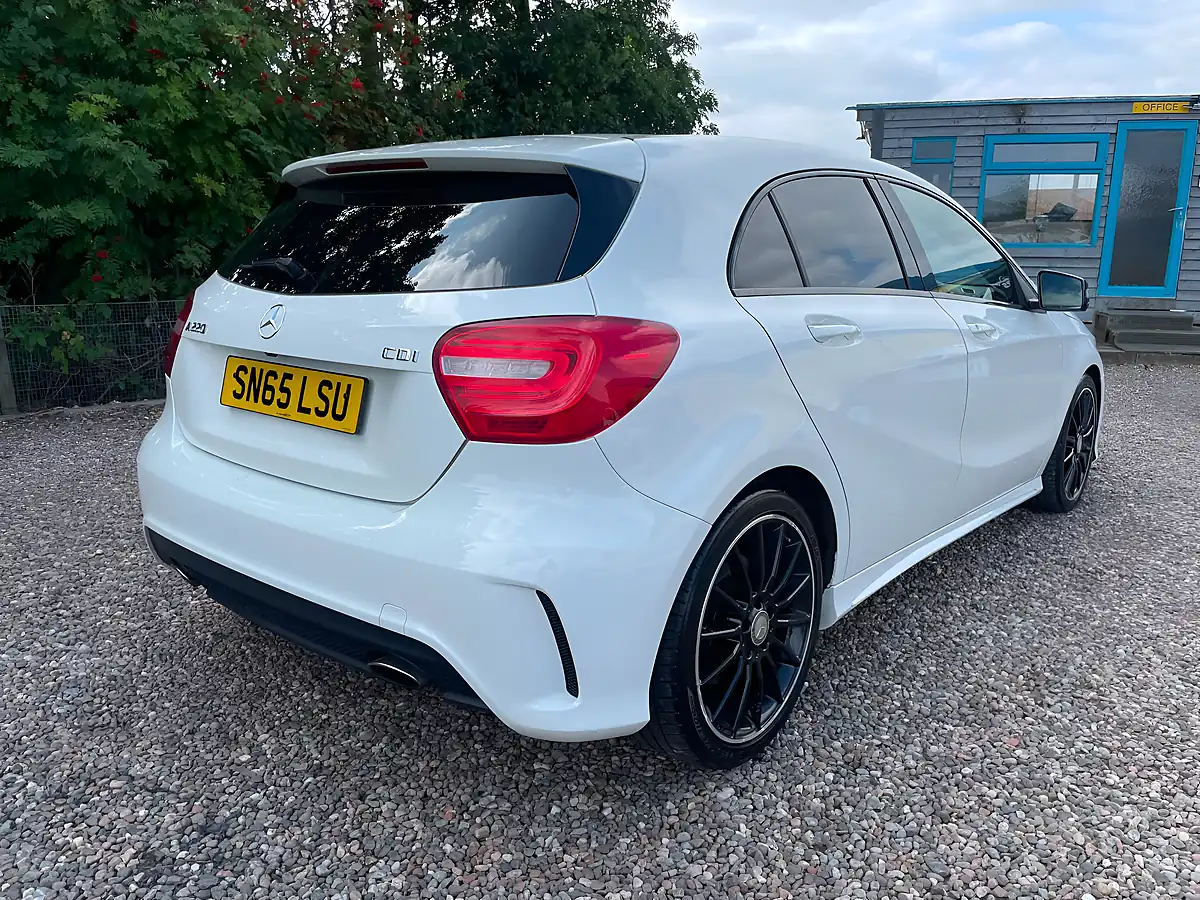 Used 2015 Mercedes-Benz a Class AMG Night Edition White - Interior and Exterior details 3