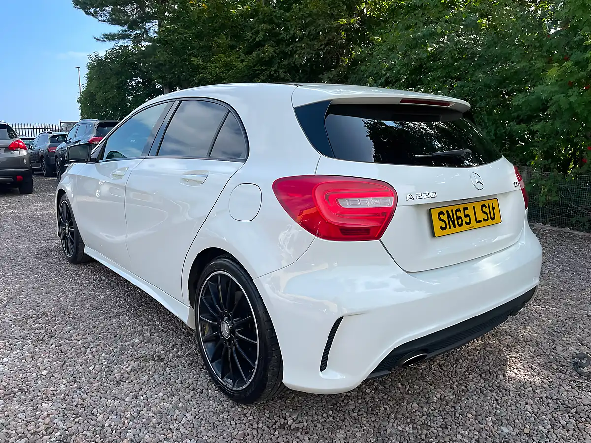 Used 2015 Mercedes-Benz a Class AMG Night Edition White - Interior and Exterior details 4
