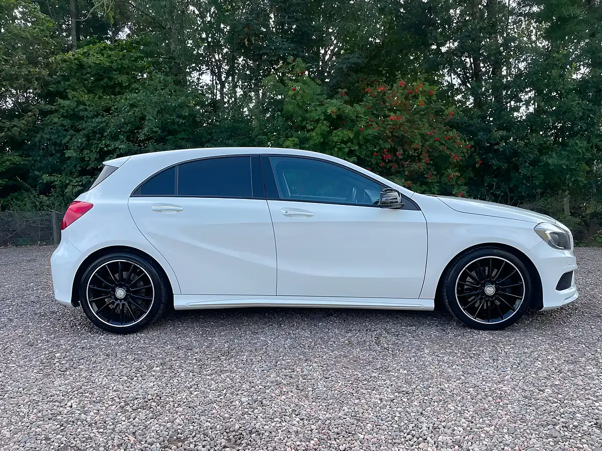 Used 2015 Mercedes-Benz a Class AMG Night Edition White - Interior and Exterior details 5
