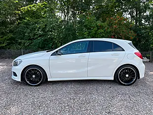 Used 2015 Mercedes-Benz a Class AMG Night Edition White - Interior and Exterior details 6