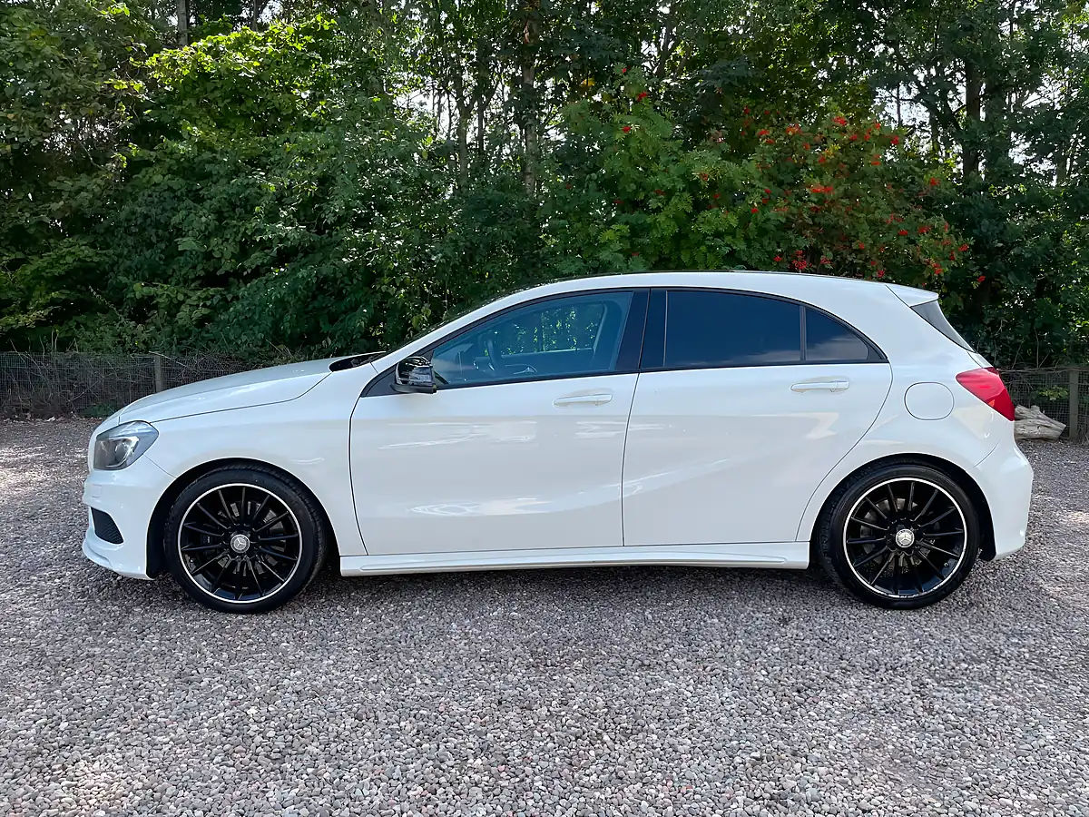 Used 2015 Mercedes-Benz a Class AMG Night Edition White - Interior and Exterior details 6