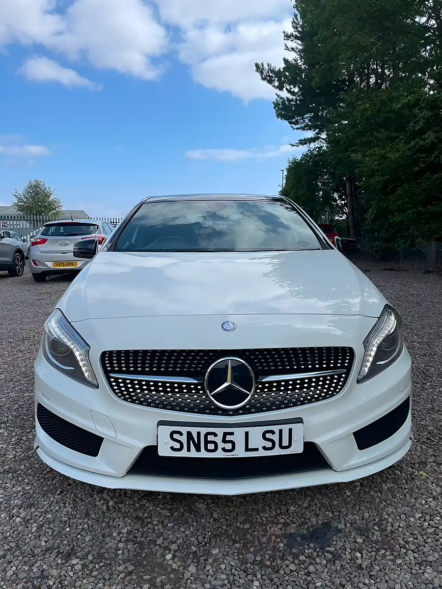 Used 2015 Mercedes-Benz a Class AMG Night Edition White - Interior and Exterior details 7