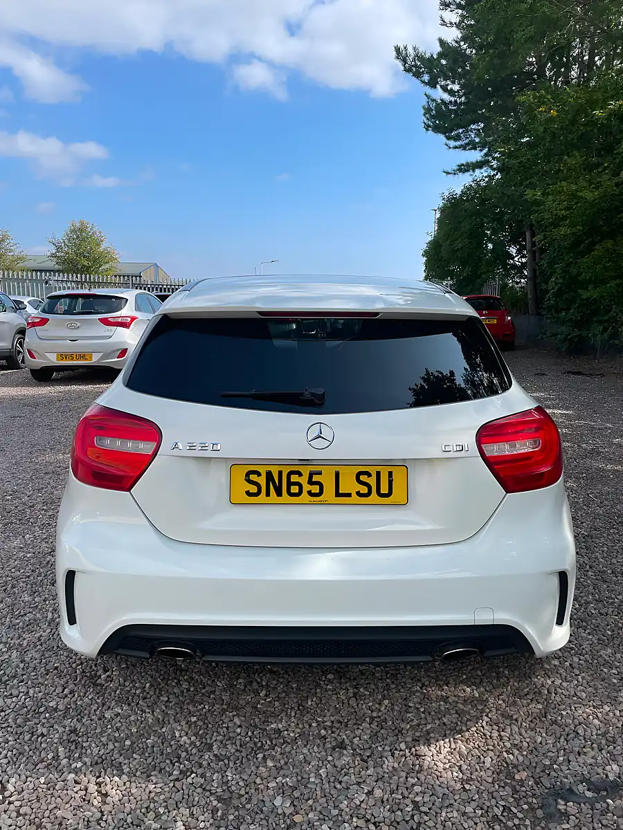 Used 2015 Mercedes-Benz a Class AMG Night Edition White - Interior and Exterior details 8