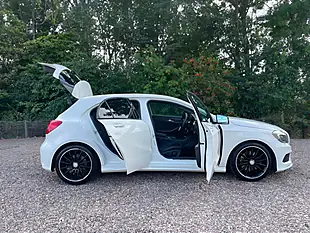 Used 2015 Mercedes-Benz a Class AMG Night Edition White - Interior and Exterior details 9