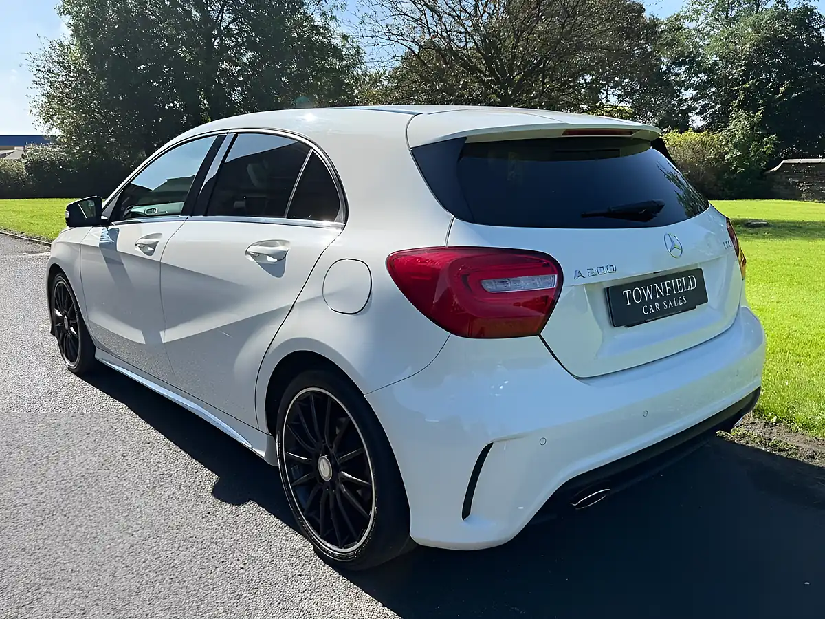 Used 2015 Mercedes-Benz a Class AMG Night Edition White - Interior and Exterior details 10