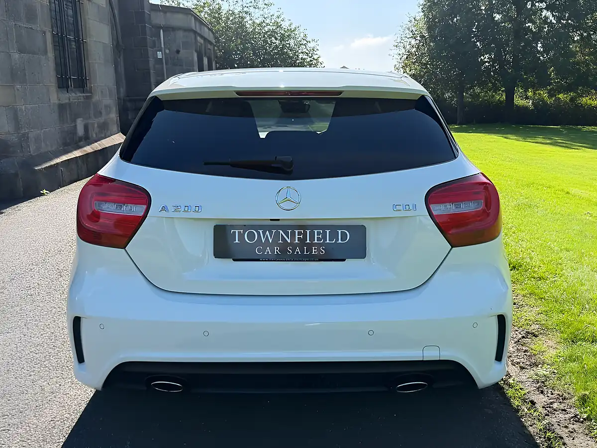 Used 2015 Mercedes-Benz a Class AMG Night Edition White - Interior and Exterior details 11