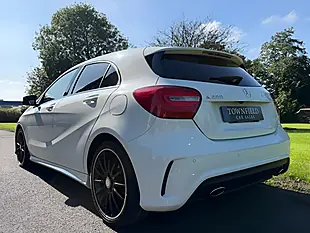 Used 2015 Mercedes-Benz a Class AMG Night Edition White - Interior and Exterior details 12