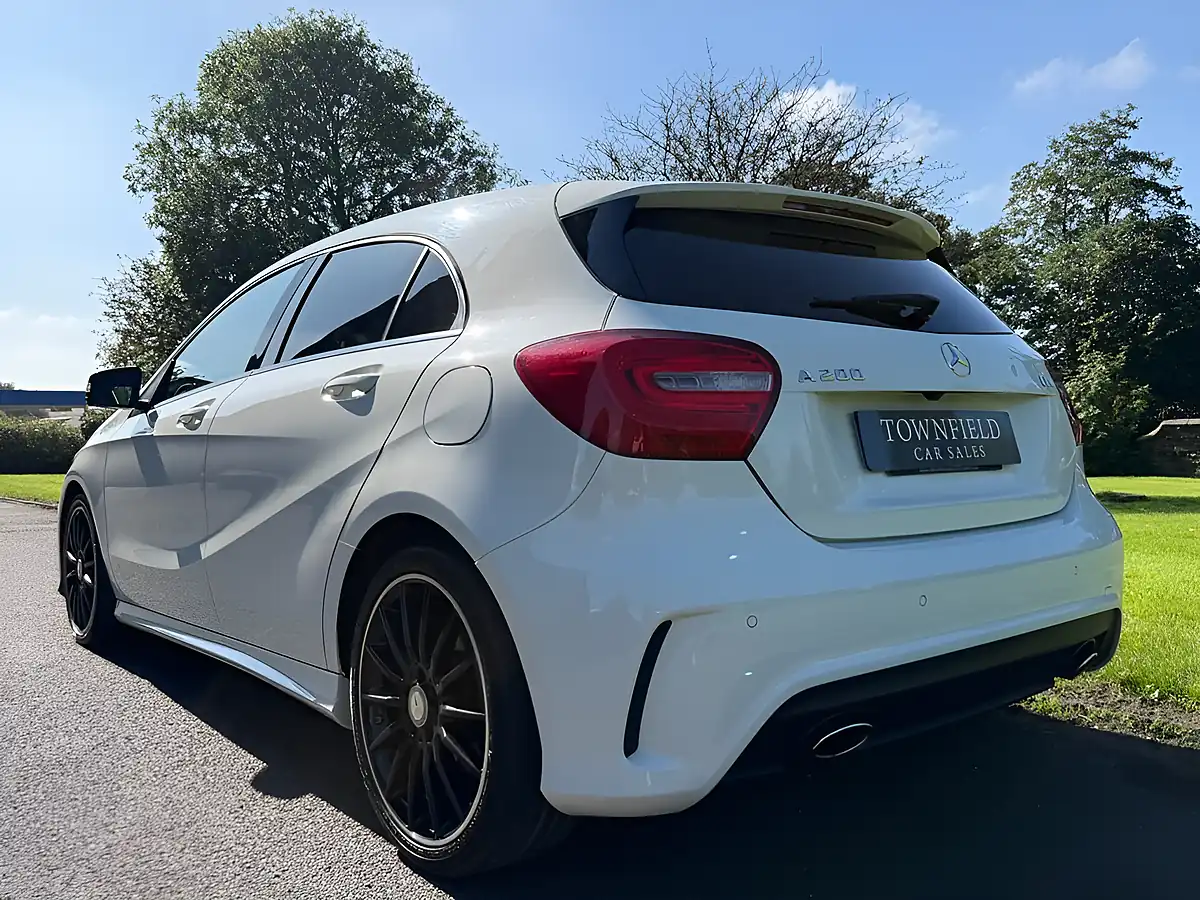Used 2015 Mercedes-Benz a Class AMG Night Edition White - Interior and Exterior details 12