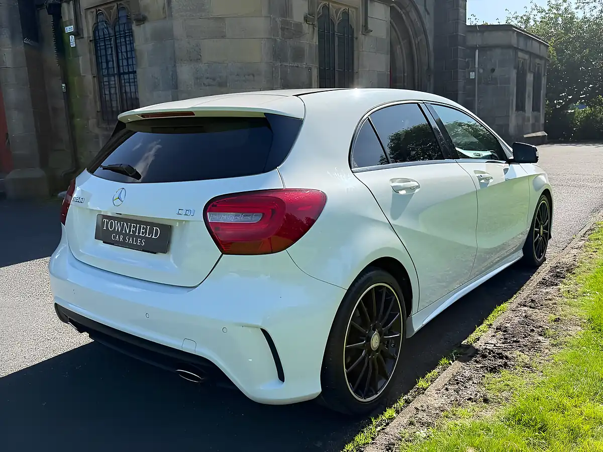 Used 2015 Mercedes-Benz a Class AMG Night Edition White - Interior and Exterior details 13