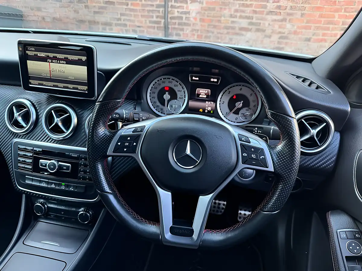 Used 2015 Mercedes-Benz a Class AMG Night Edition White - Interior and Exterior details 16