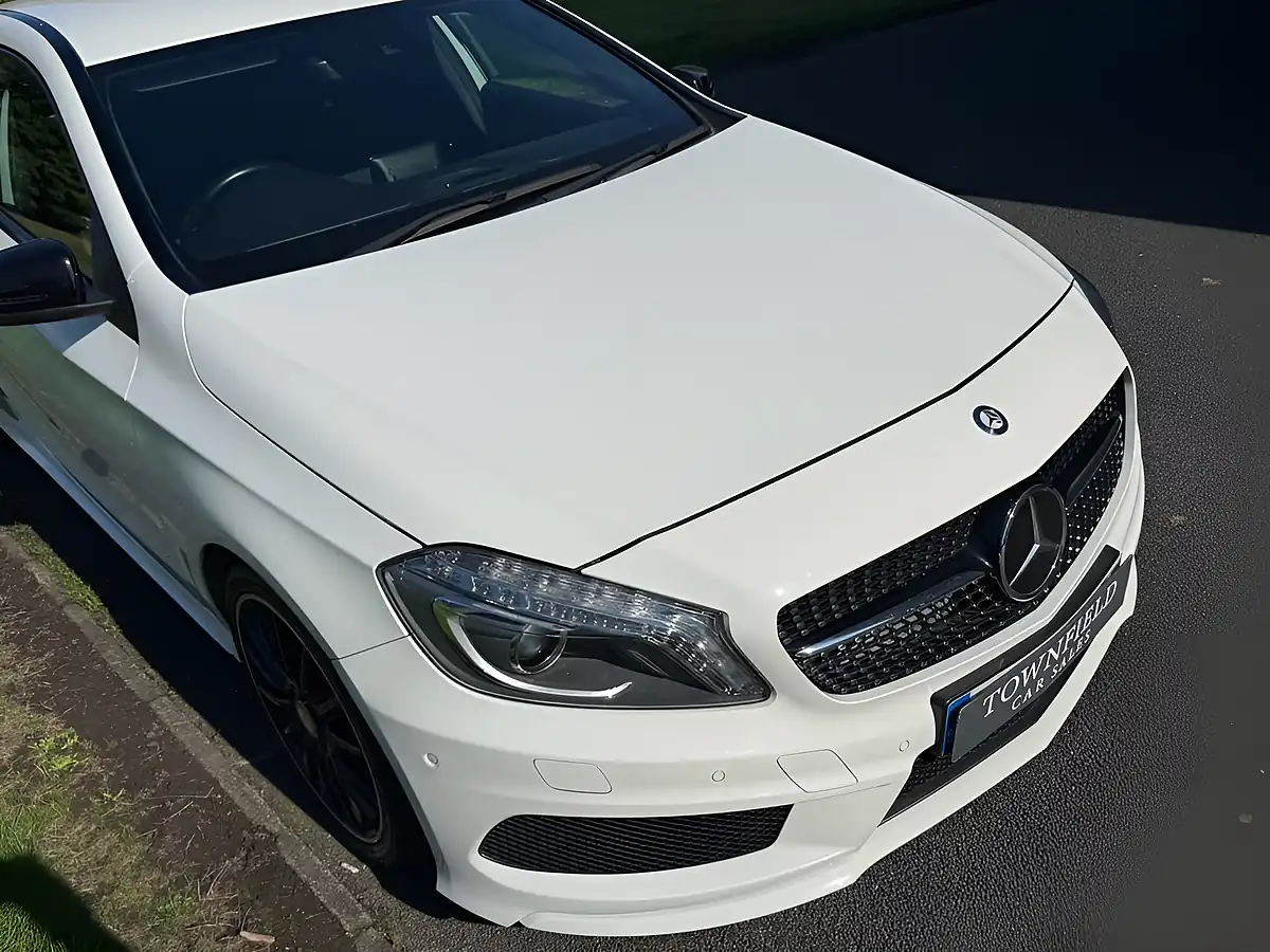 Used 2015 Mercedes-Benz a Class AMG Night Edition White - Interior and Exterior details 4