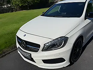 Used 2015 Mercedes-Benz a Class AMG Night Edition White - Interior and Exterior details 6