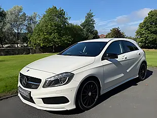 Used 2015 Mercedes-Benz a Class AMG Night Edition White - Interior and Exterior details 7