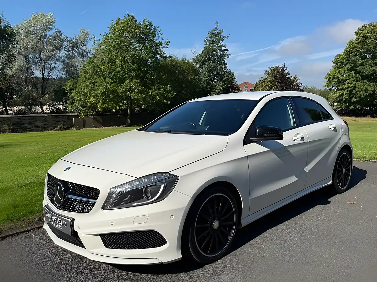 Used 2015 Mercedes-Benz a Class AMG Night Edition White - Interior and Exterior details 7