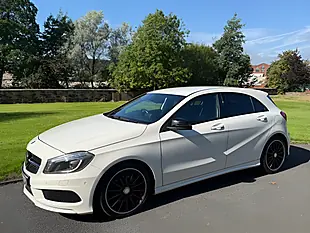 Used 2015 Mercedes-Benz a Class AMG Night Edition White - Interior and Exterior details 8