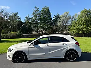 Used 2015 Mercedes-Benz a Class AMG Night Edition White - Interior and Exterior details 9