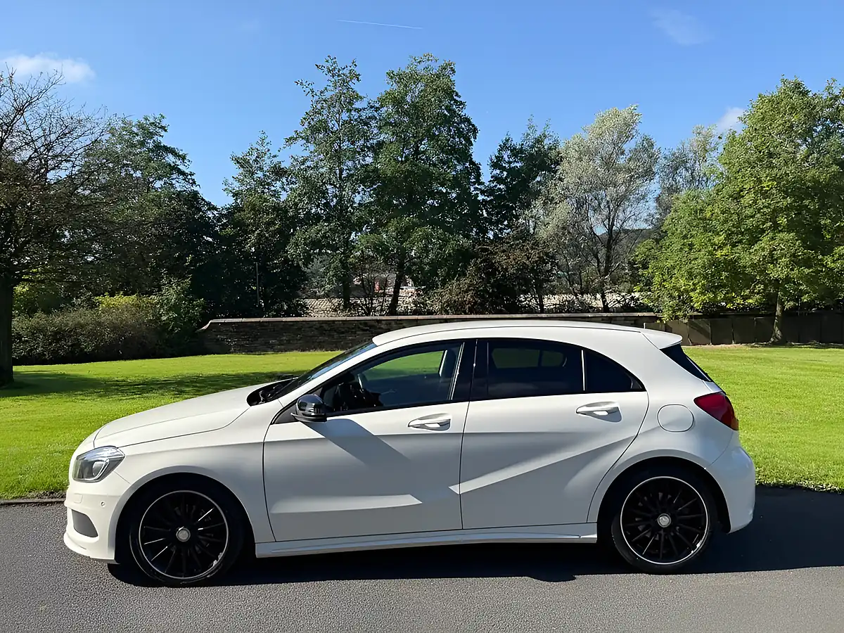 Used 2015 Mercedes-Benz a Class AMG Night Edition White - Interior and Exterior details 9