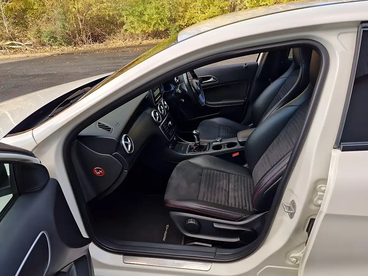 Used 2015 Mercedes-Benz a Class AMG Night Edition White - Interior and Exterior details 18