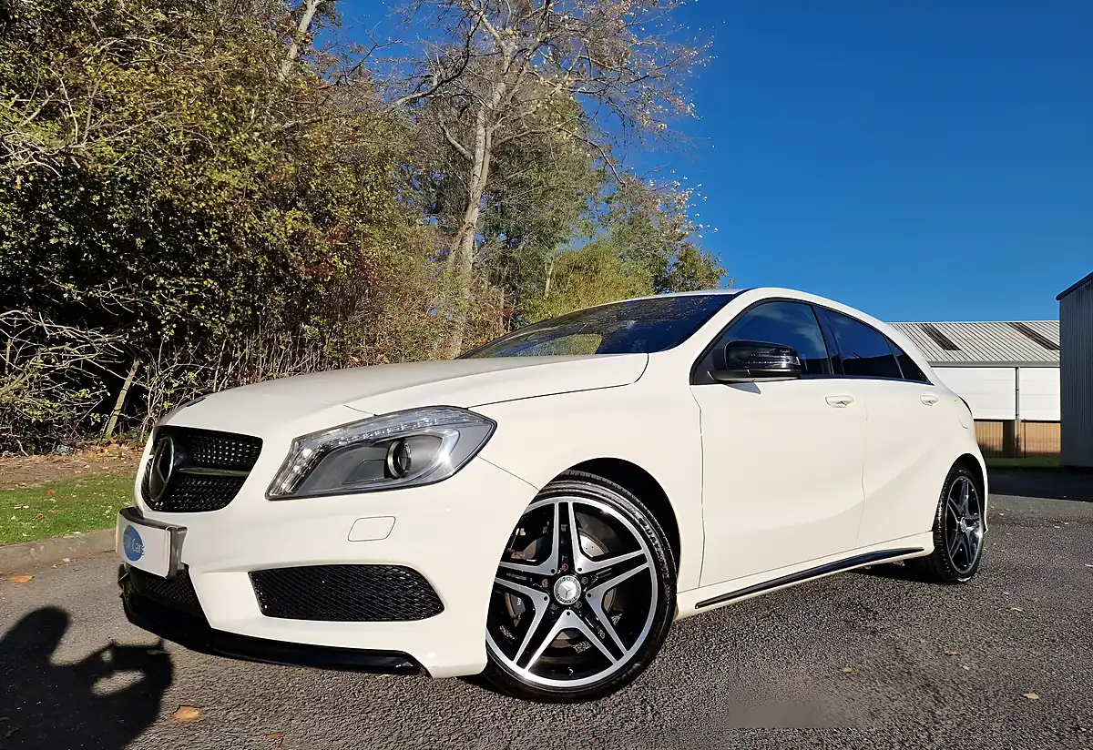 Used 2015 Mercedes-Benz a Class AMG Night Edition White - Interior and Exterior details 2