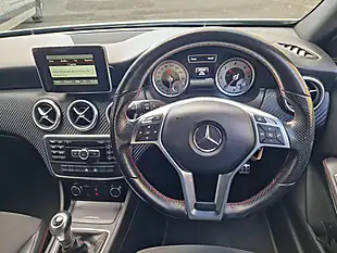 Used 2015 Mercedes-Benz a Class AMG Night Edition White - Interior and Exterior details 4