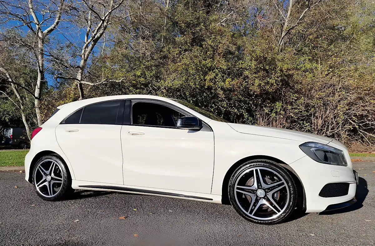 Used 2015 Mercedes-Benz a Class AMG Night Edition White - Interior and Exterior details 6
