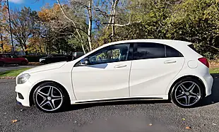 Used 2015 Mercedes-Benz a Class AMG Night Edition White - Interior and Exterior details 7