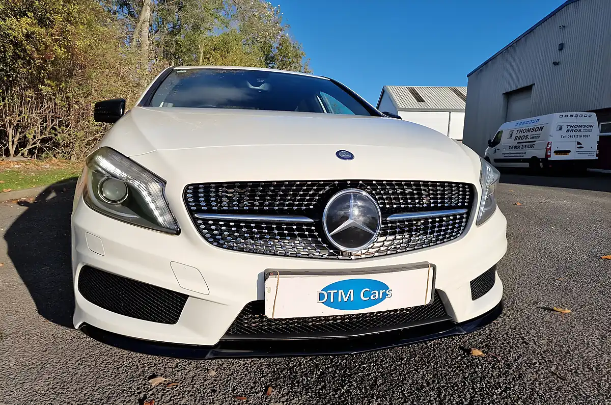Used 2015 Mercedes-Benz a Class AMG Night Edition White - Interior and Exterior details 8