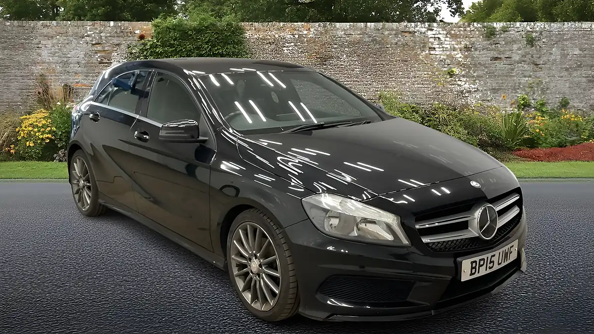 Used 2015 Mercedes-Benz a Class AMG Sport Black - Front View