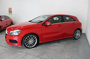 Used 2015 Mercedes-Benz a Class AMG Sport Red - Interior and Exterior details 4