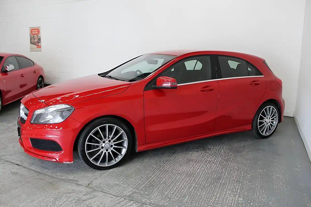 Used 2015 Mercedes-Benz a Class AMG Sport Red - Interior and Exterior details 4