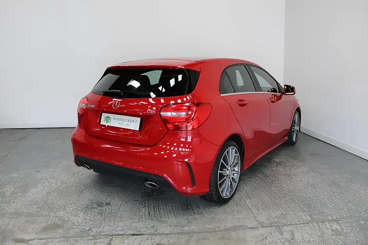 Used 2015 Mercedes-Benz a Class AMG Sport Red - Interior and Exterior details 6