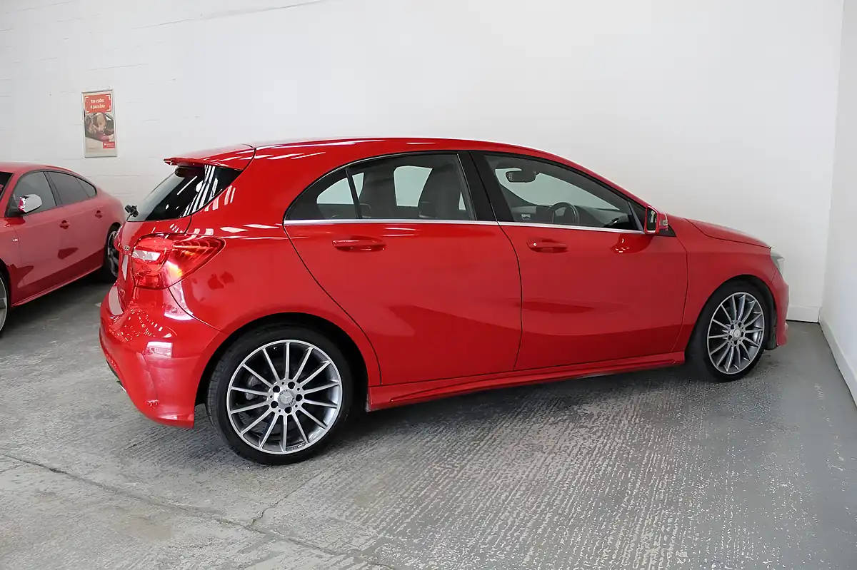 Used 2015 Mercedes-Benz a Class AMG Sport Red - Interior and Exterior details 8