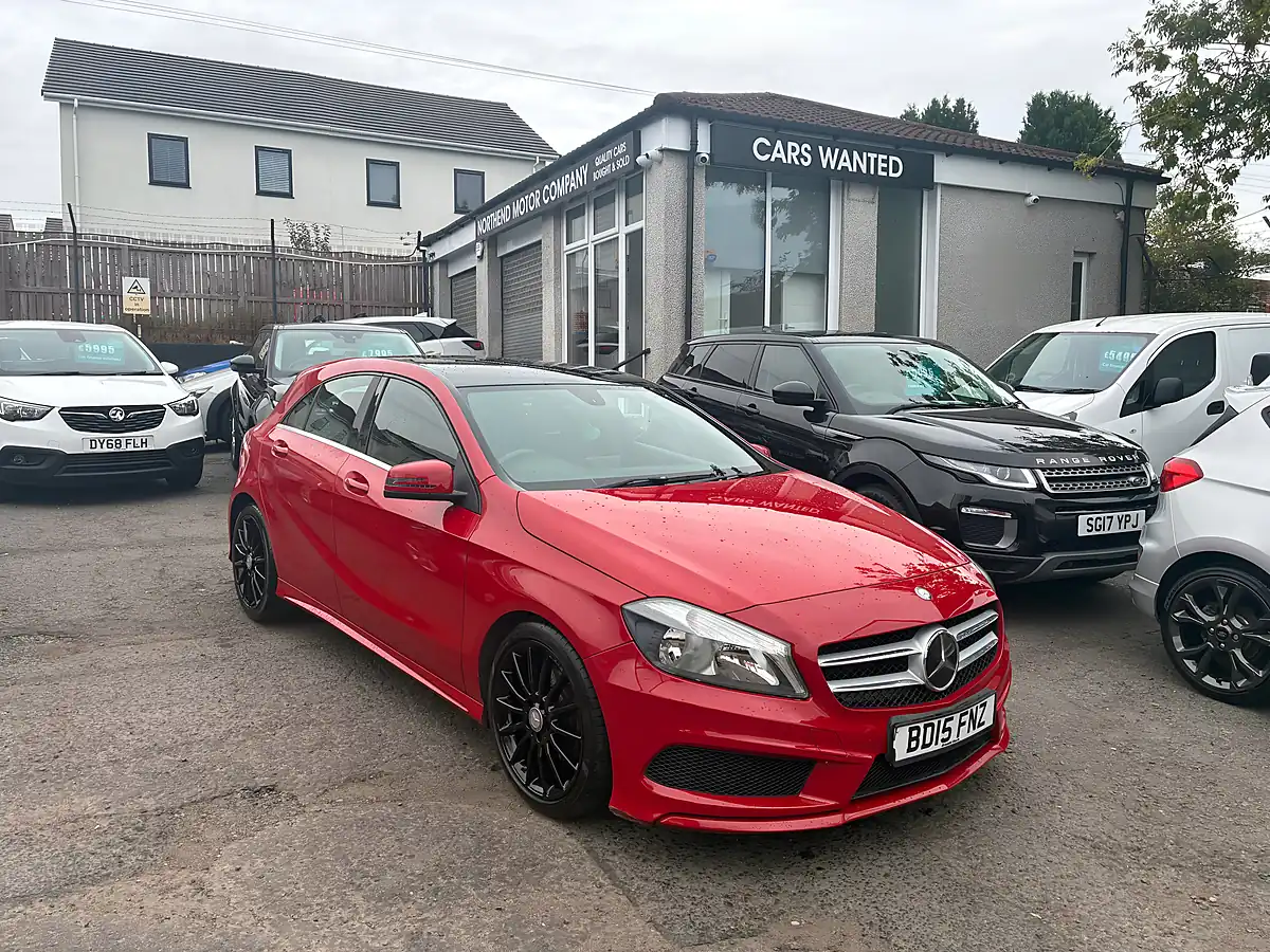 Used 2015 Mercedes-Benz a Class AMG Sport Red - Front View