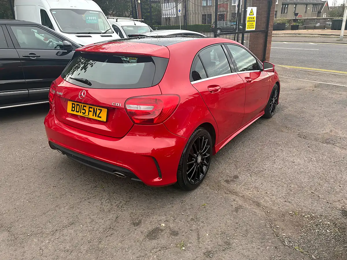 Used 2015 Mercedes-Benz a Class AMG Sport Red - Interior and Exterior details 3