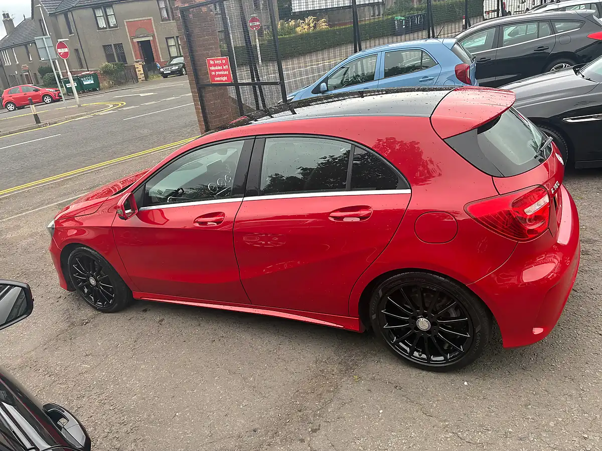 Used 2015 Mercedes-Benz a Class AMG Sport Red - Interior and Exterior details 6